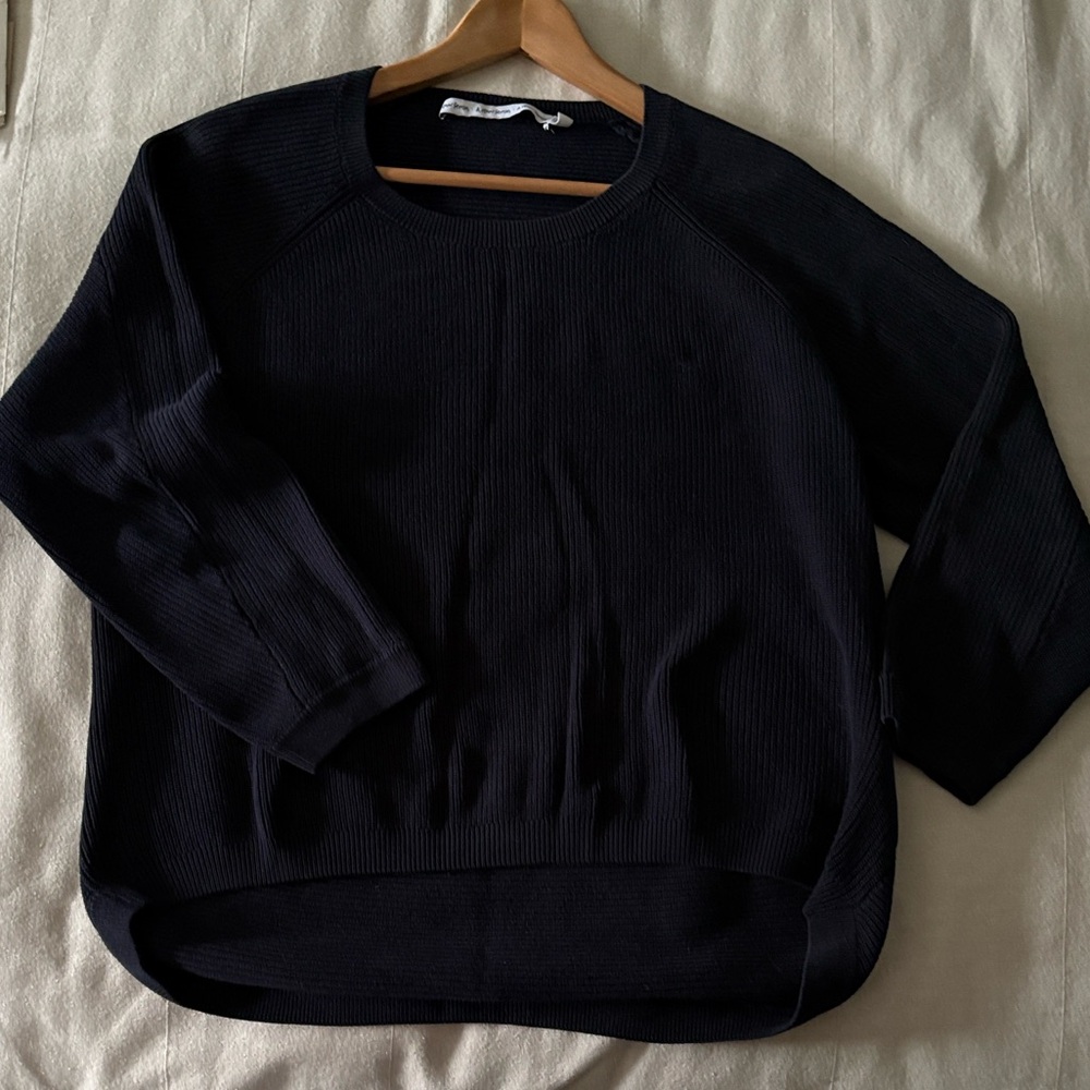 & Other Stories Navy Women's Cotton Sweater